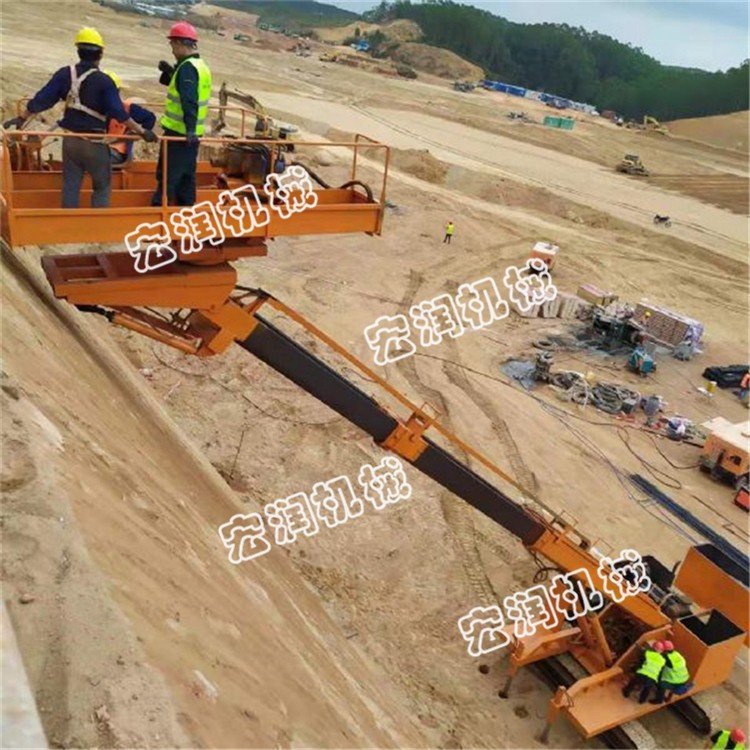建筑工程專用護坡錨固鉆機，高邊坡鉆機